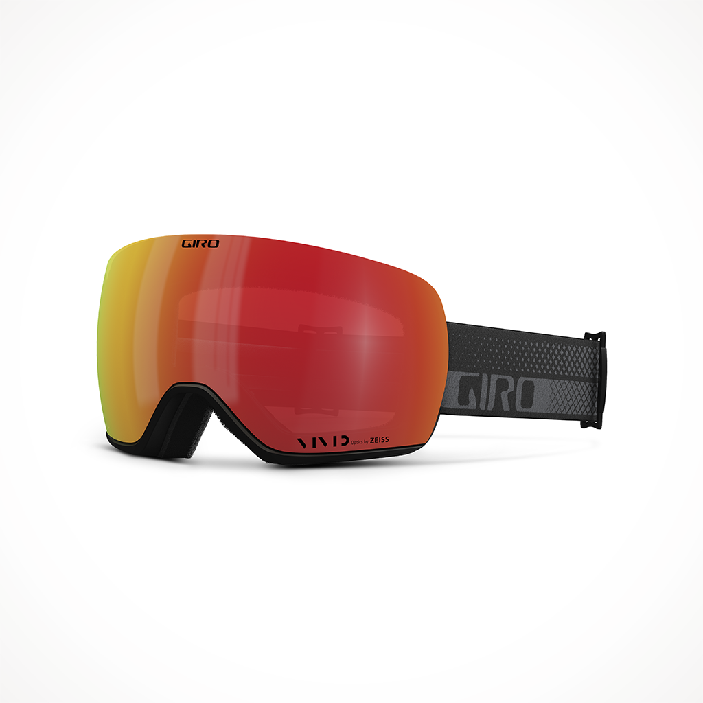 Product image: Giro Article II Asian Fit Black Grey Flow Vivid Ember Unisex Goggle 2025, shown in primary marketing view.