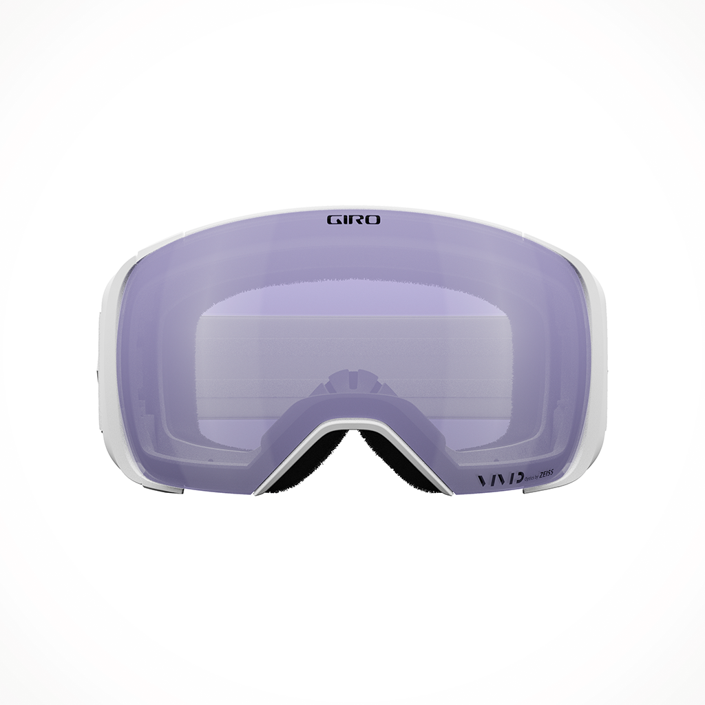 Product image: Giro Comp White Bliss Vivid Haze Goggles 2025, shown from the front.