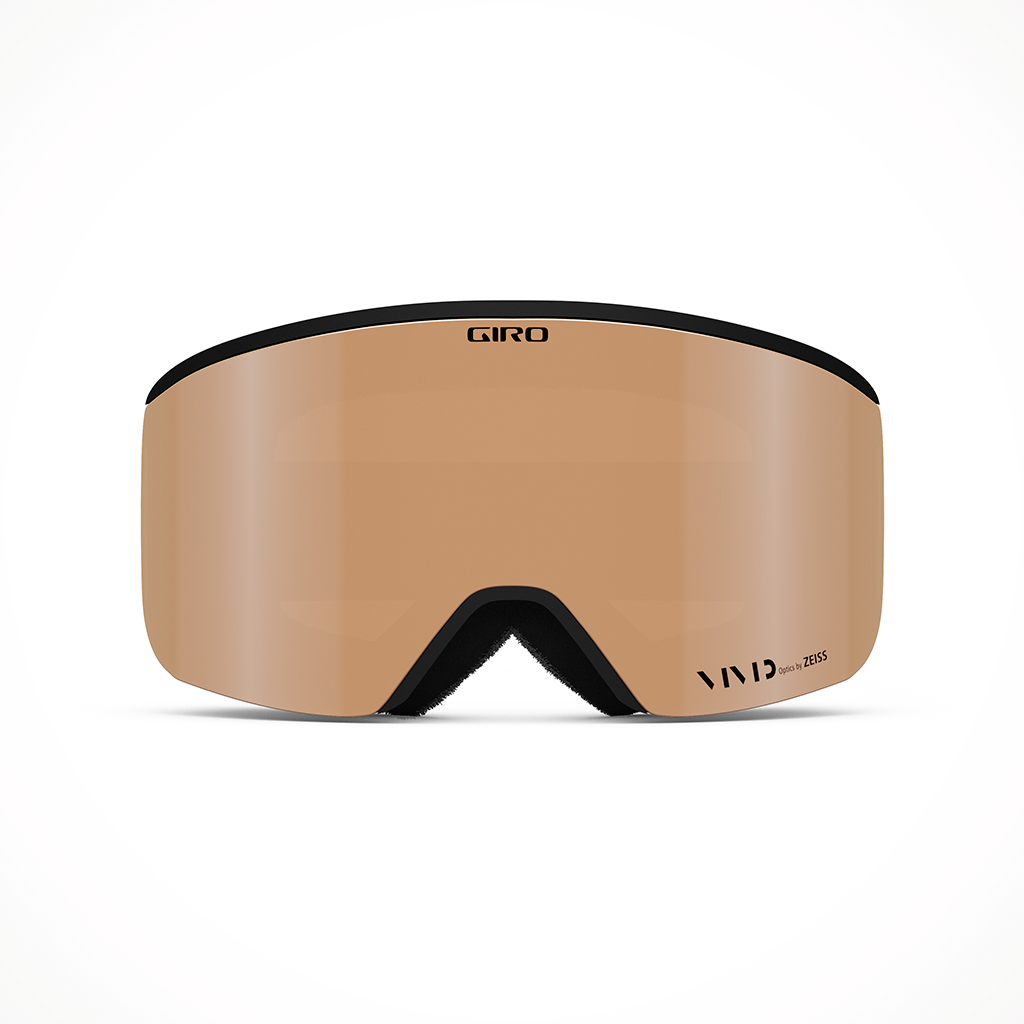 Product image: Giro Ella Black White Lux Vivid Copper Goggle 25, shown from the front.