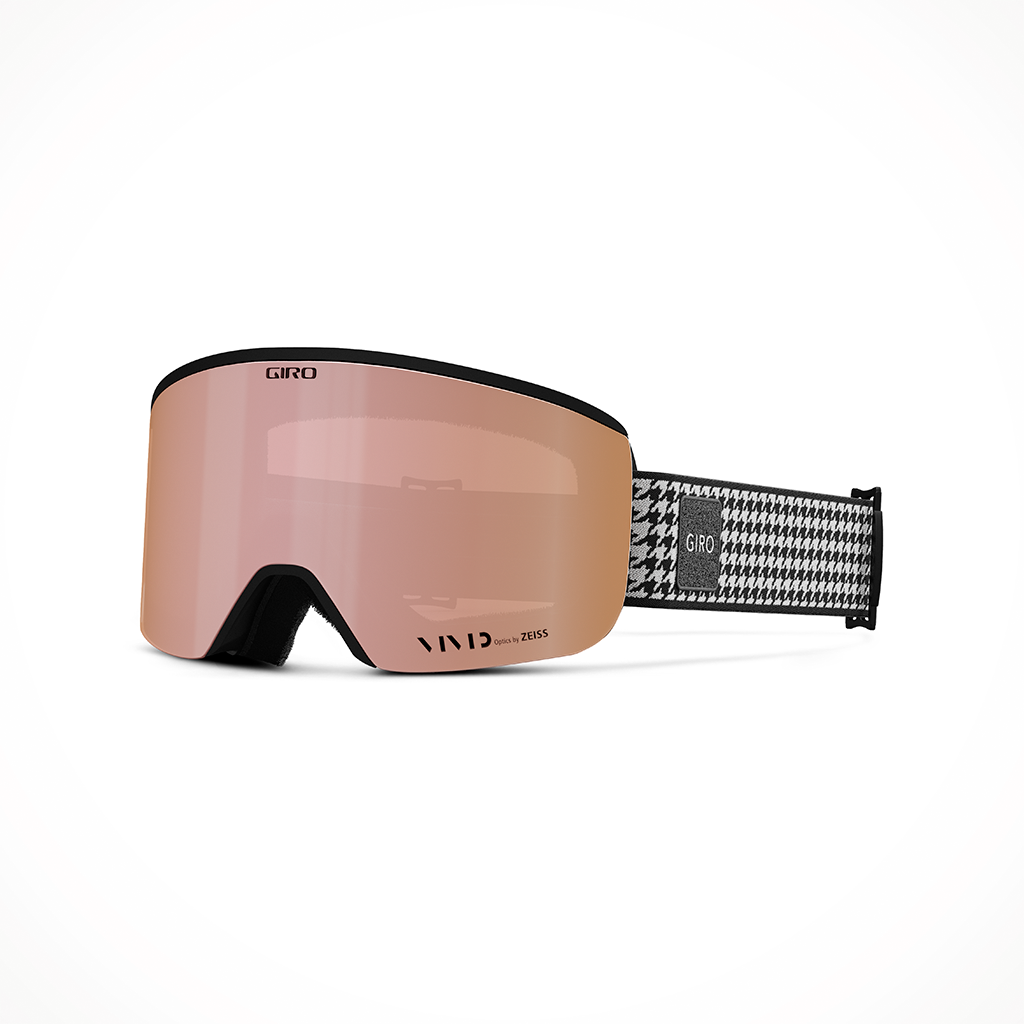 Product image: Giro Ella Black White Lux Vivid Rose Gold Goggle, shown in primary marketing view.