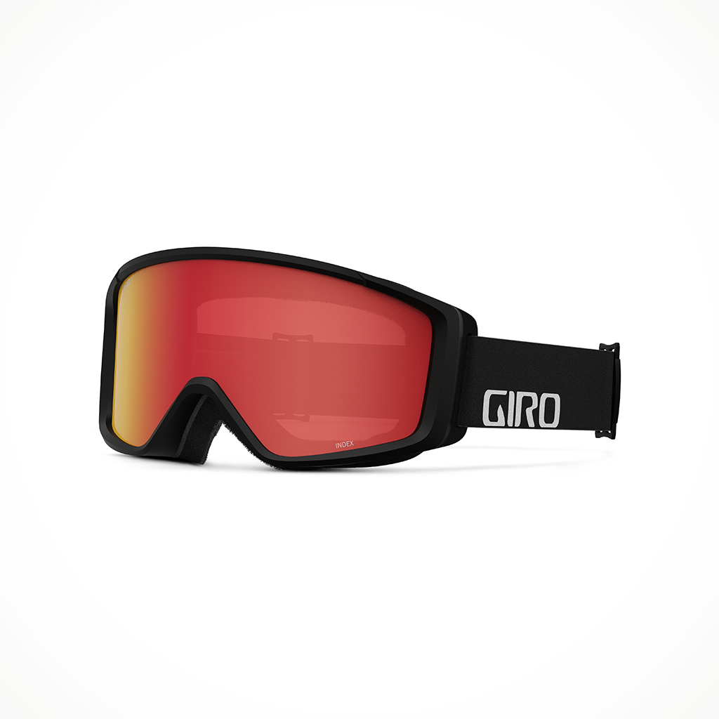 Product image: Giro Index 2 Black Wordmark Amber Scarlet Goggle 25, shown in primary marketing view.