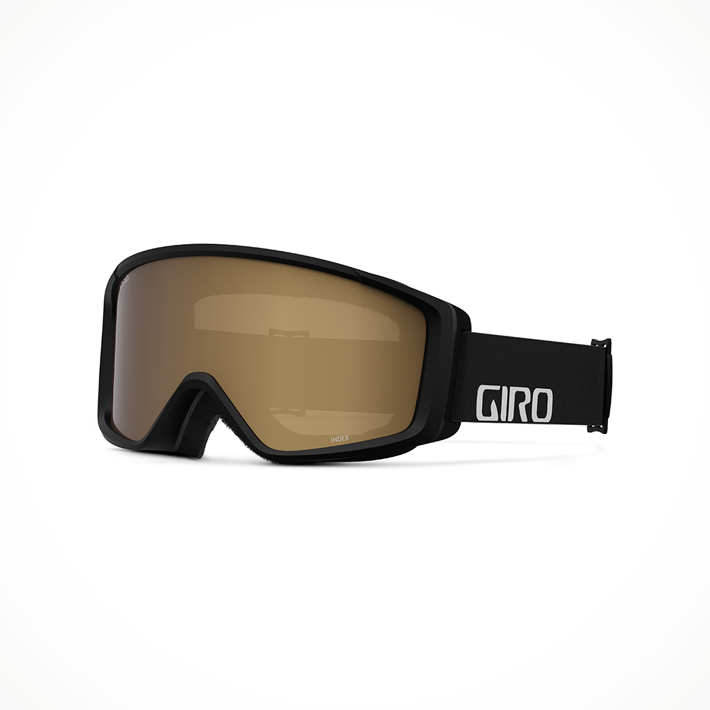 Product image: Giro Index 2 Black Wordmark Amber Rose Goggle 25, shown in primary marketing view.