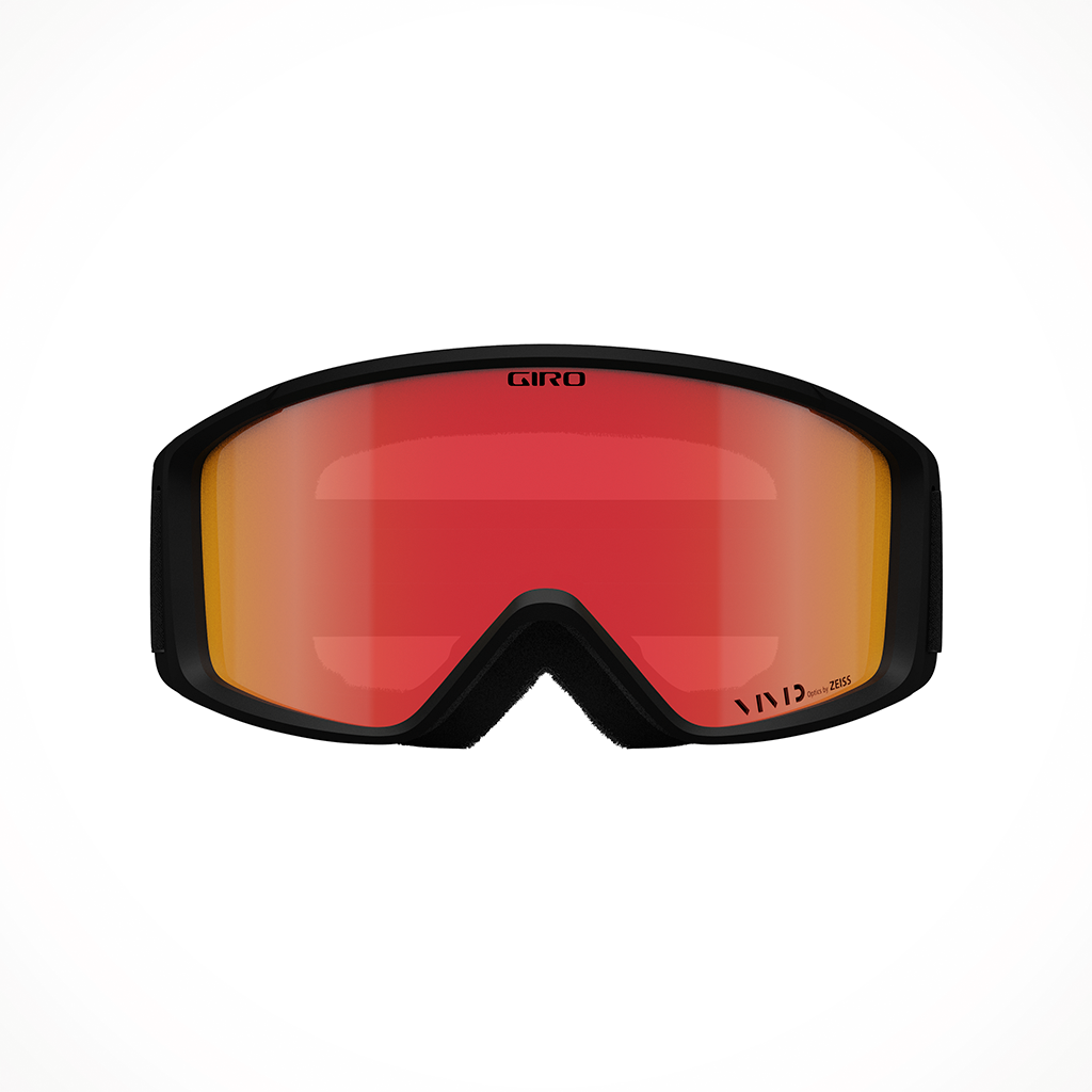 Product image: Giro Index 2 Black Wordmark Vivid Ember Goggle 25, shown from the front.