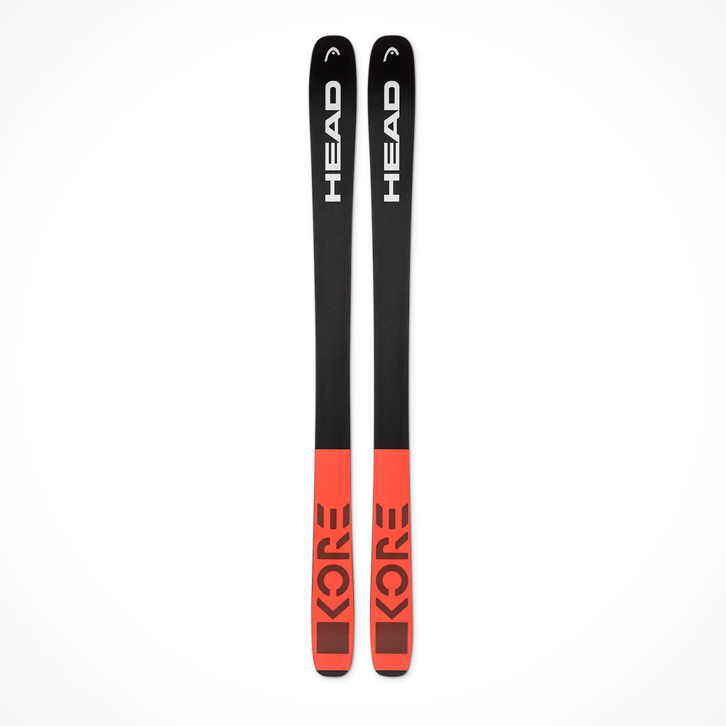 Product image: Head Kore 87 Mens Skis 2024, showing the bottom view.