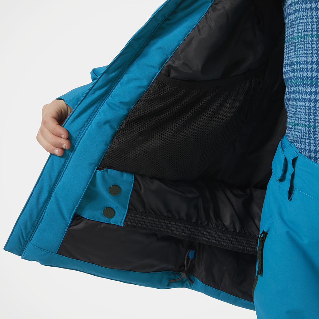 Product image: Helly Hansen Alpha Jacket Cerulean Blue Kids 2025 Alt3.