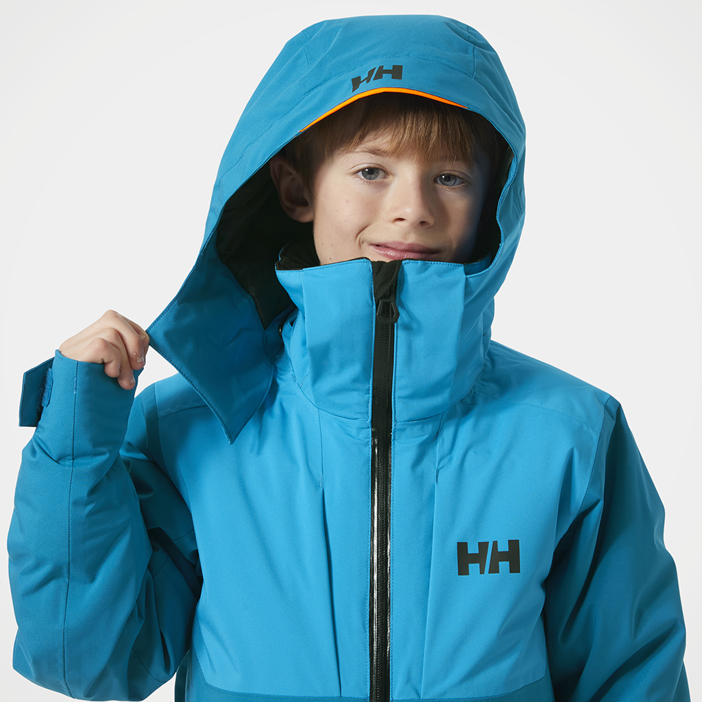 Product image: Helly Hansen Alpha Jacket Cerulean Blue Kids 2025 Alt5.