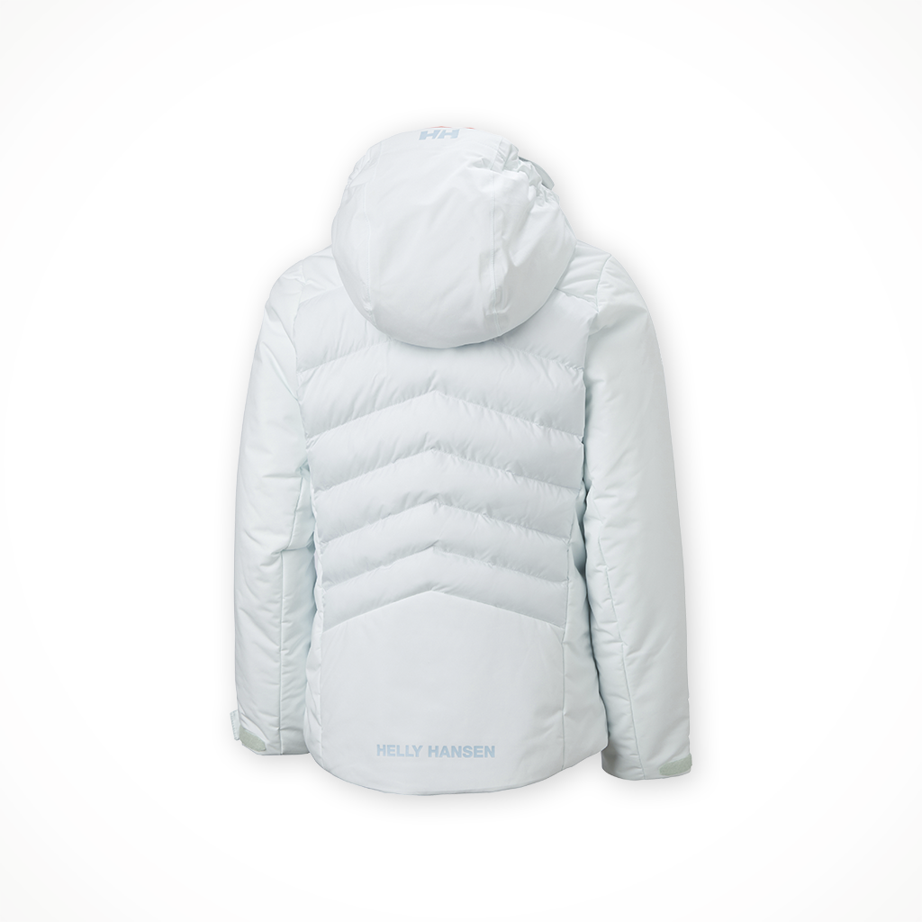 Product image: Helly Hansen Astra Jacket Icicle Kids 2025, shown from the back.