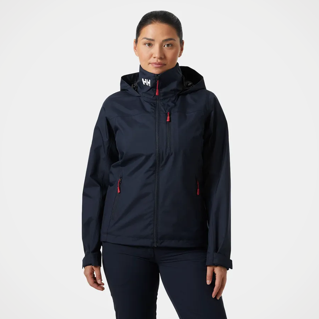 Product image: Helly Hansen Crew Hooded Jacket 2 Navy Womens 2026 Alt1.