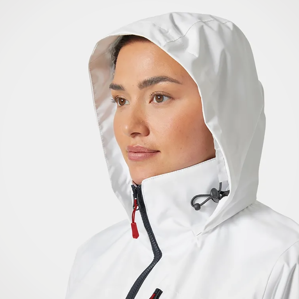 Product image: Helly Hansen Crew Hooded Jacket 2 White Womens 2026 Alt2.