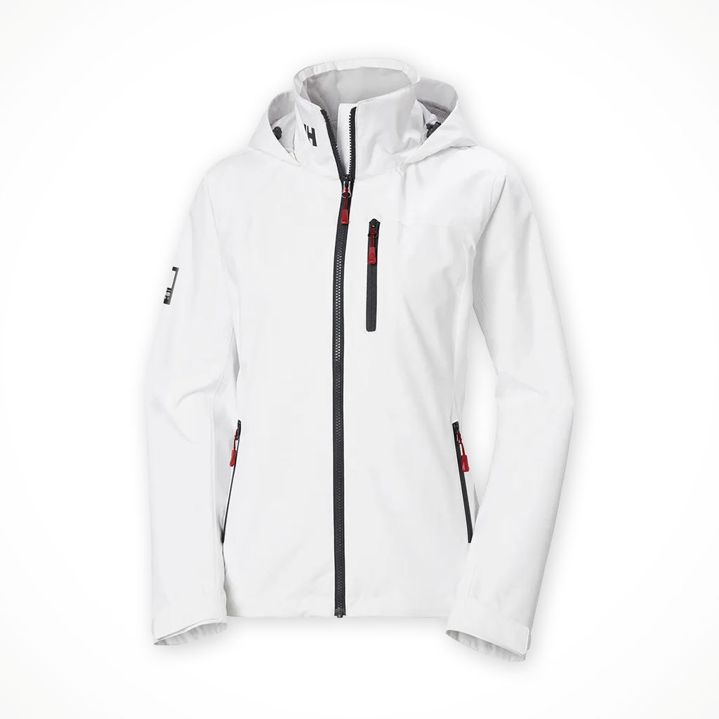 Product image: Helly Hansen Crew Hooded Jacket 2 White Womens 2026, shown in primary marketing view.