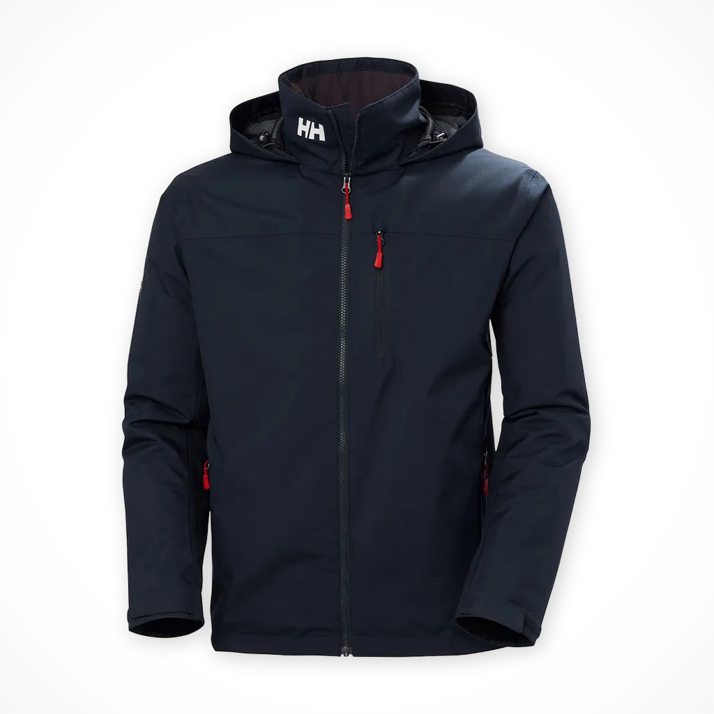 Product image: Helly Hansen Crew Hooded Midlayer Jacket 2 Navy Mens 2026, shown in primary marketing view.