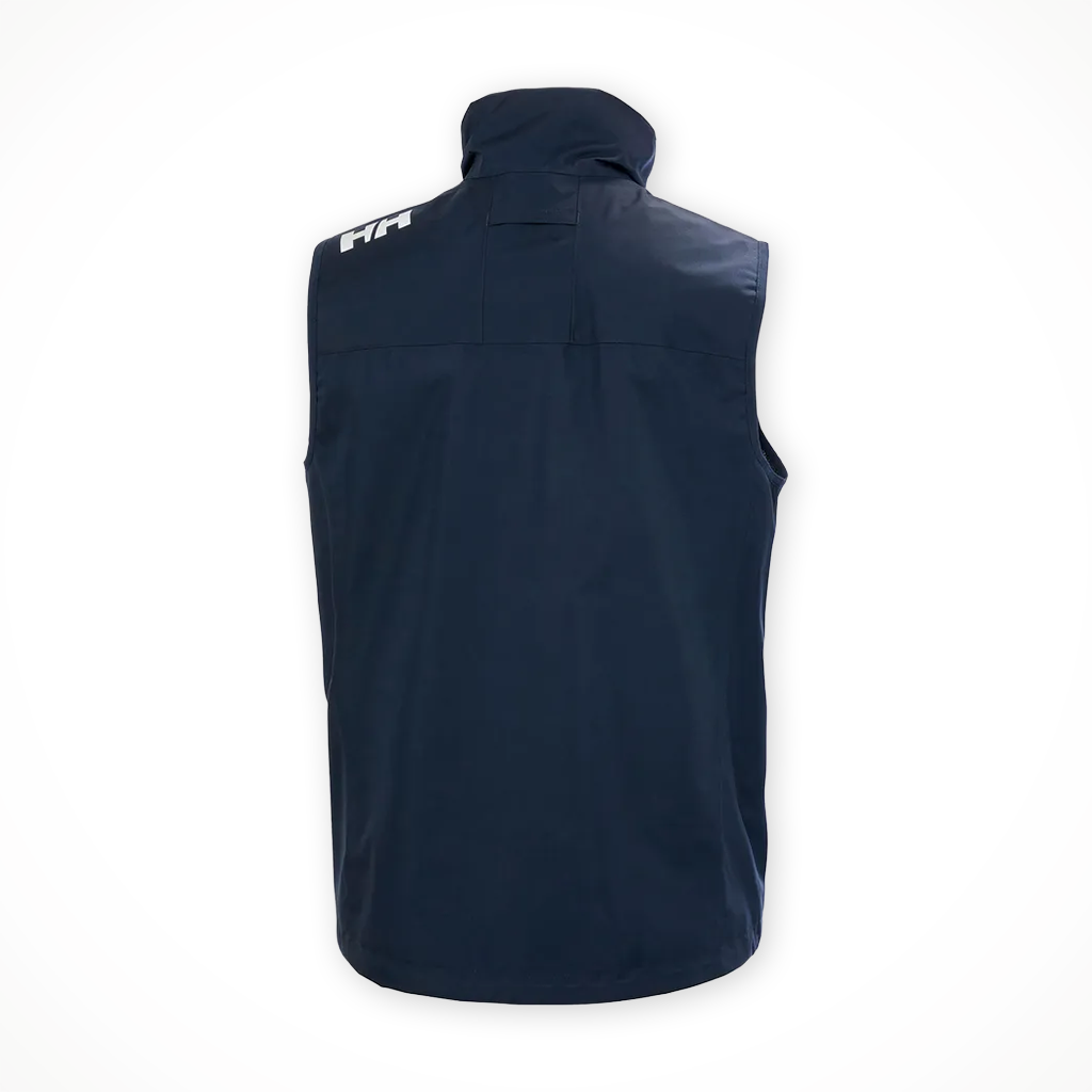 Product image: Helly Hansen Crew Vest 2 Navy mens 2026, shown from the back.