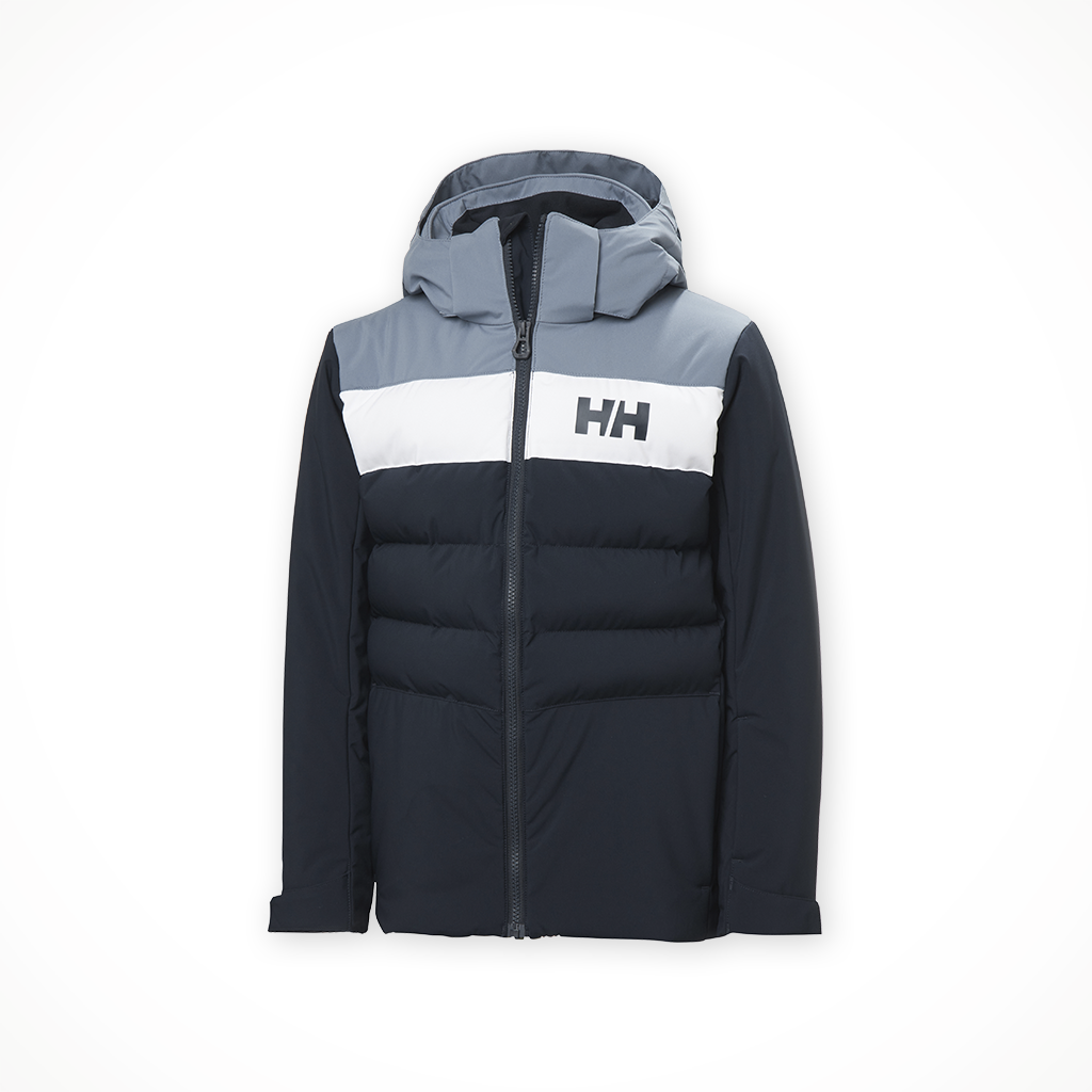 Product image: Helly Hansen Cyclone Jacket Navy Kids 2025, shown in primary marketing view.
