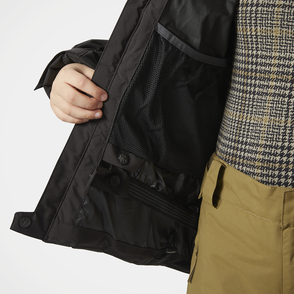 Product image: Helly Hansen Cyclone Jacket black Kids 2025 A Lt3.
