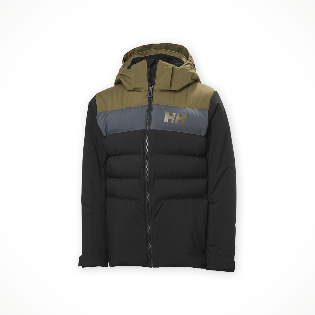 Product image: Helly Hansen Cyclone Jacket black Kids 2025, shown in primary marketing view.