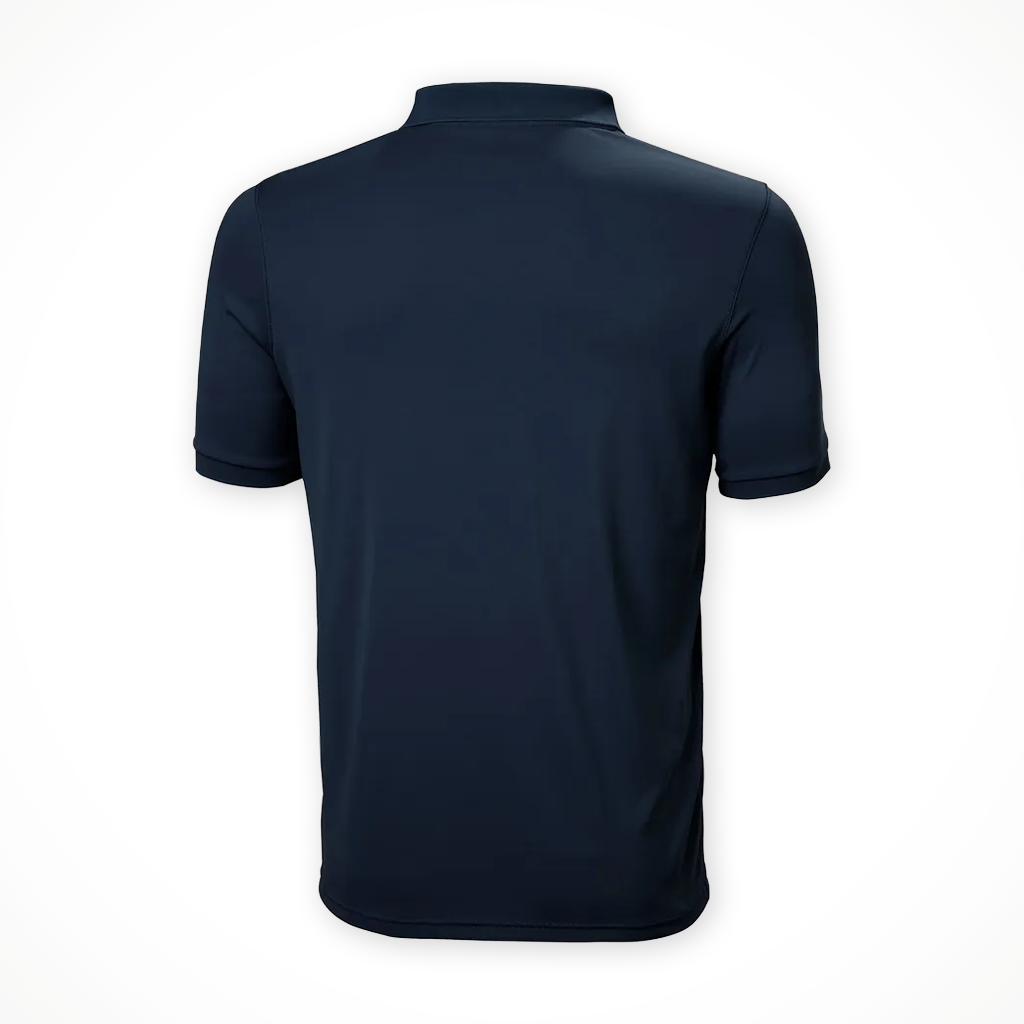 Product image: Helly Hansen Lifa Active Solen SS Polo Navy Mens 2026, shown from the back.