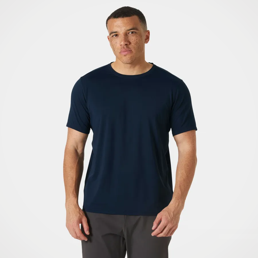 Product image: Helly Hansen Shine Solen Tshirt Navy Mens 2026 Alt1.