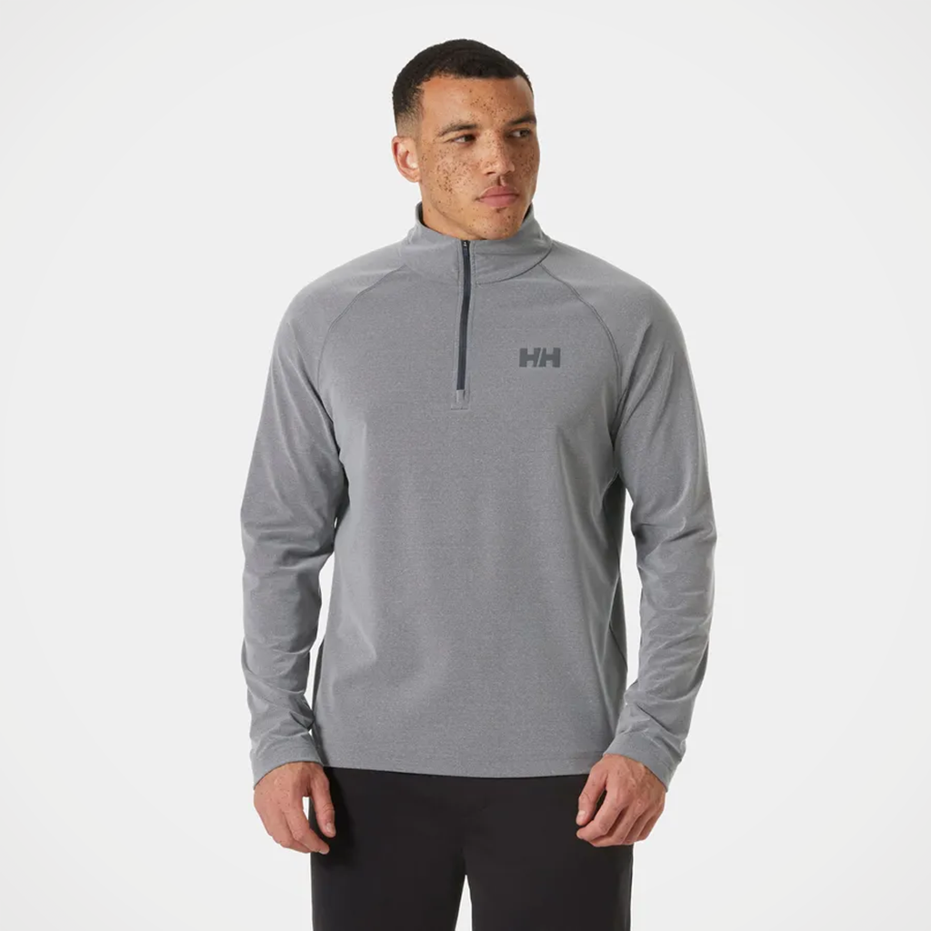 Product image: Helly Hansen Tyri Half Zip Ebony melange Mens 2026 Alt1.