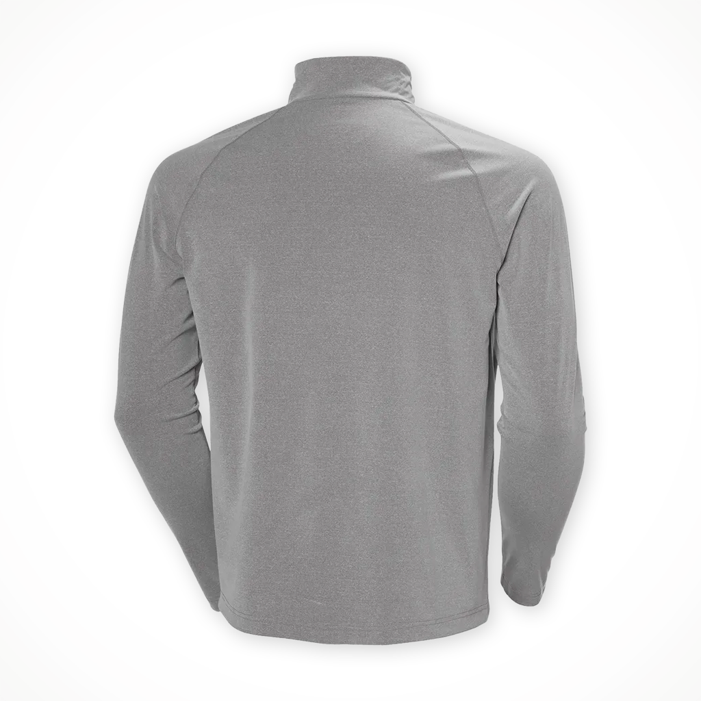 Product image: Helly Hansen Tyri Half Zip Ebony melange Mens 2026, shown from the back.