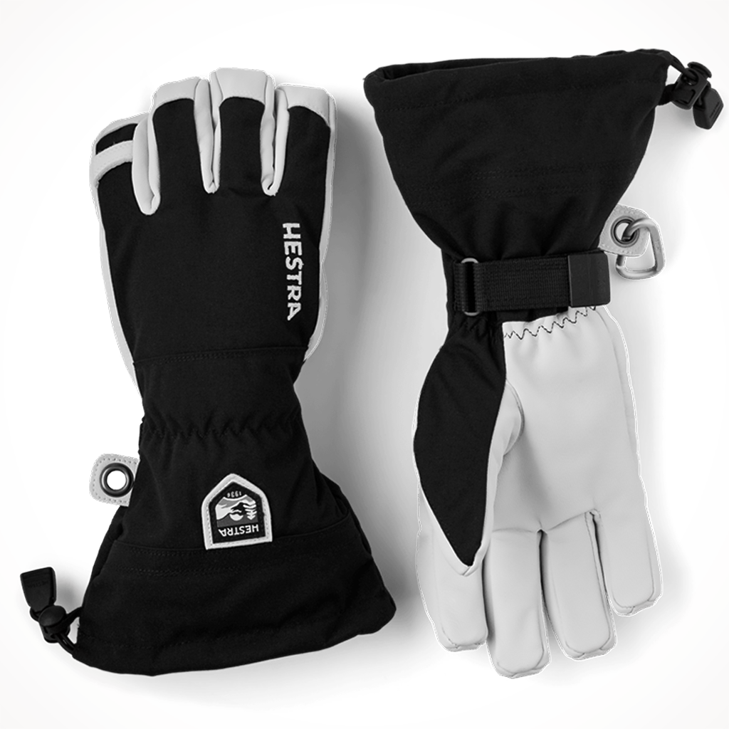Product image: Hestra Heli Ski Glove Black Unisex 2024, shown in primary marketing view.