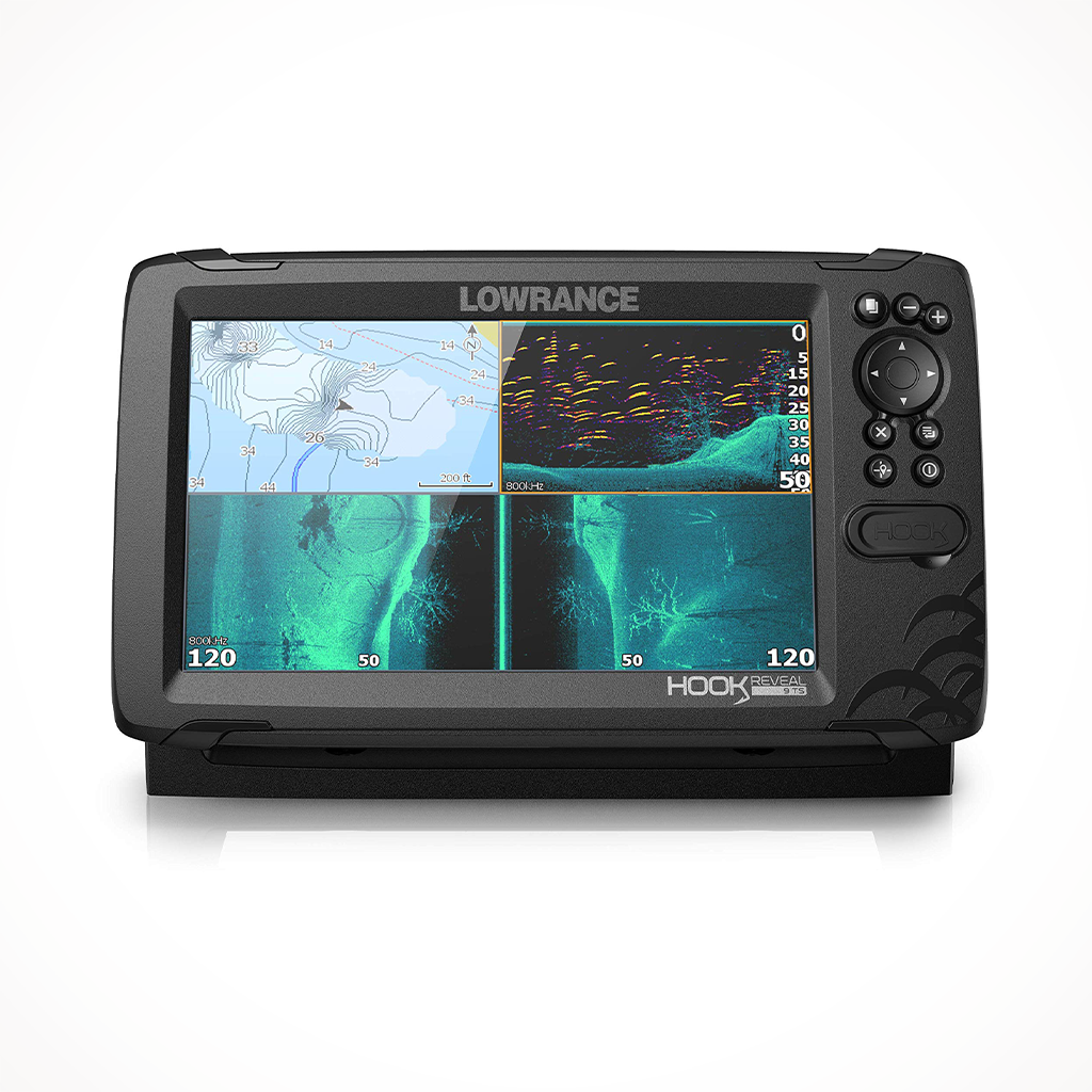 Product image: Hobie Fishfinder Hook Reveal 9 Triple, shown in primary marketing view.