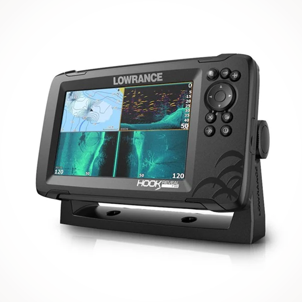 Product image: Hobie Fishfinder Hook Reveal 9 Triple, side profile view.