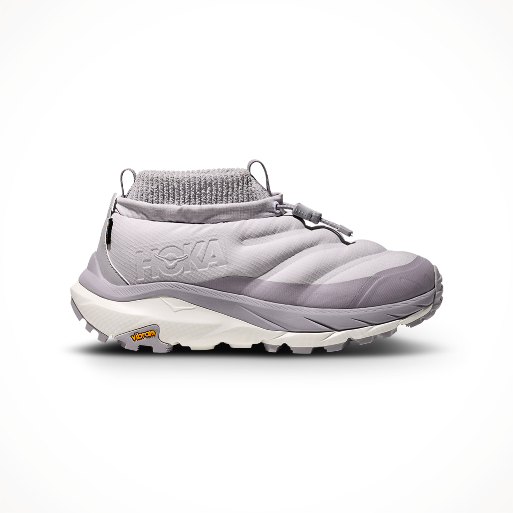 Product image: Hoka Kaha 2 Frost Moc GTX Ash Grey Foggy Grey Wo Mens 2025, shown in primary marketing view.