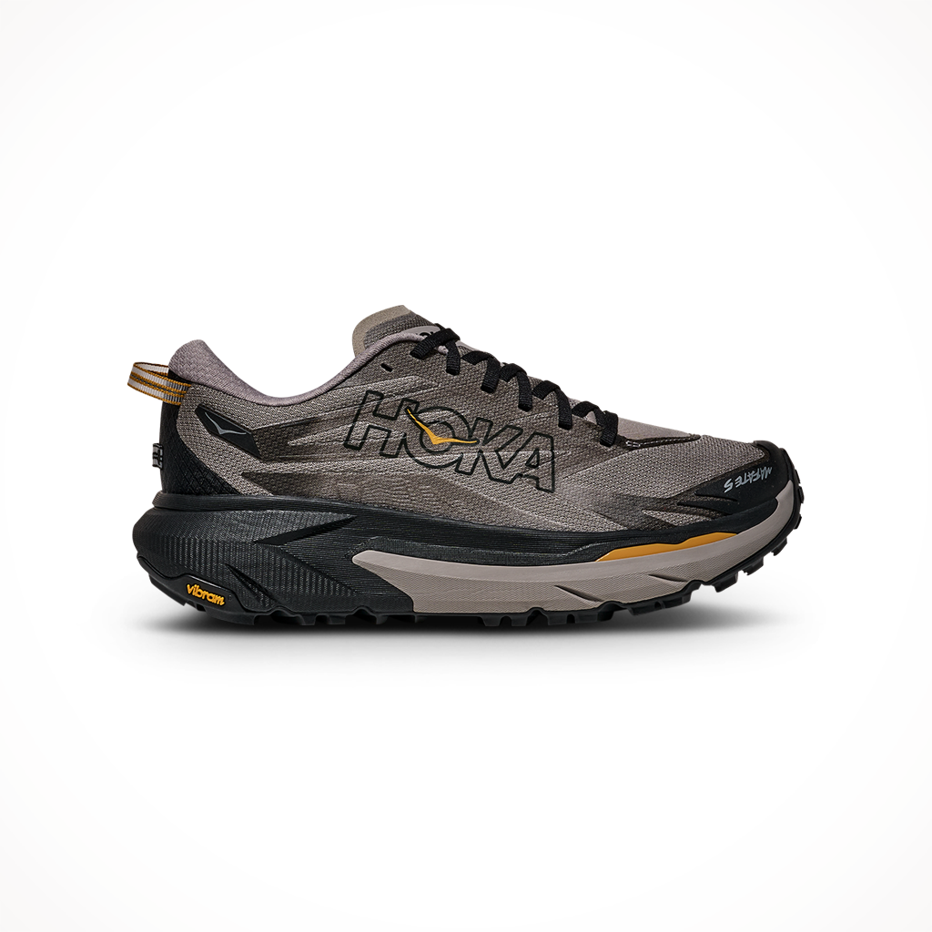 Product image: Hoka Mafate 5 Cement Black Mens 2026, shown in primary marketing view.