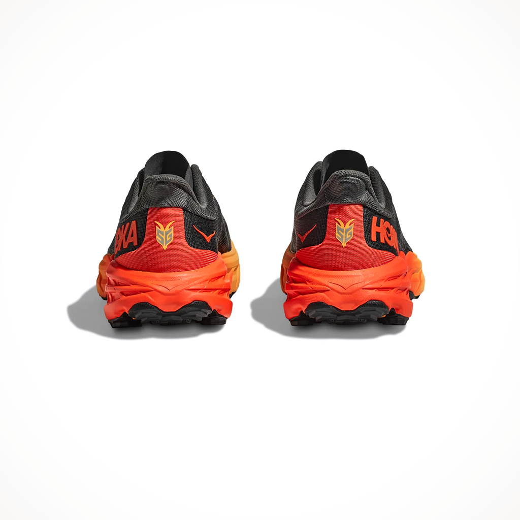 Hoka Mens Speedgoat 5 Castlerock Flame Back