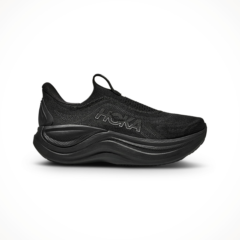 Product image: Hoka Skyward Laceless Black Black Wo Mens 2025, shown in primary marketing view.