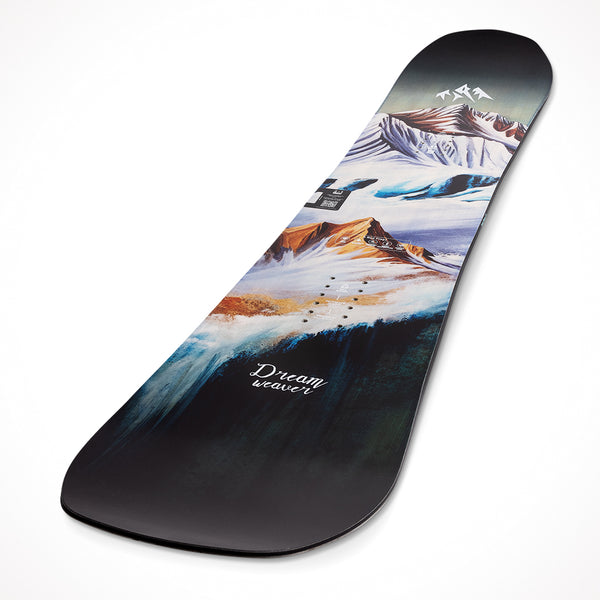 jones discovery snowboard 150 2024 Jones Dream Weaver Women's Snowboard — All-Mountain Versatility & Playful Performance