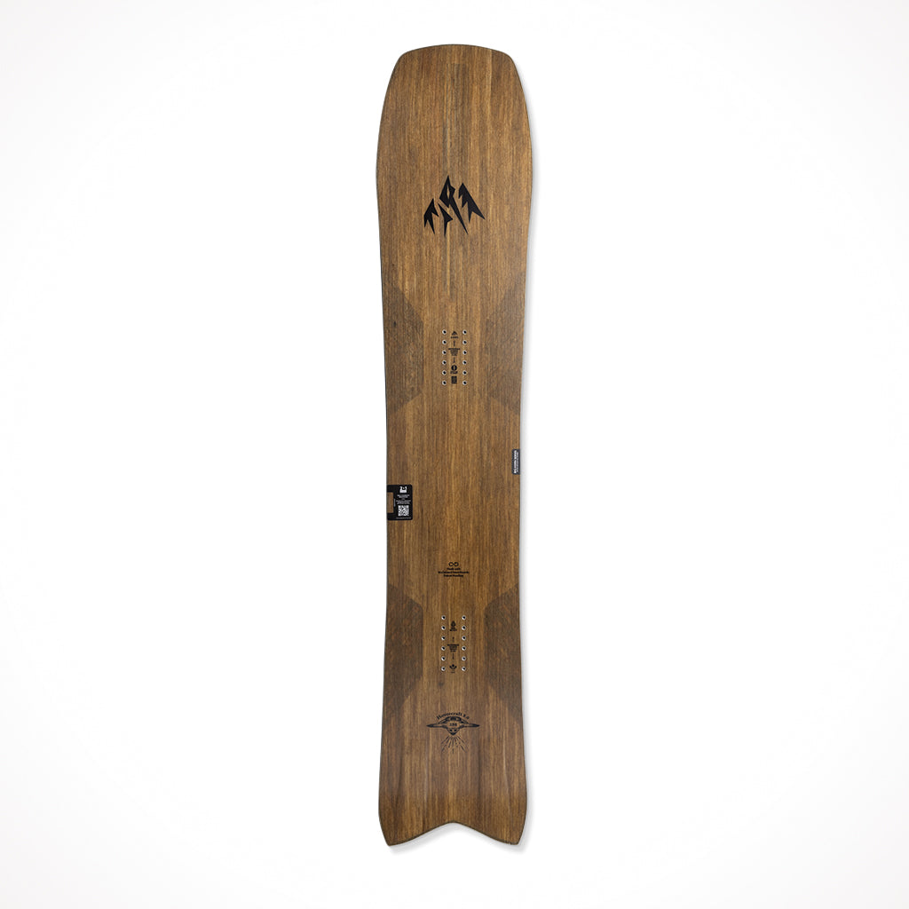 Product image: Jones Hovercraft 2 0 Mens Snowboard 2024, shown from above.