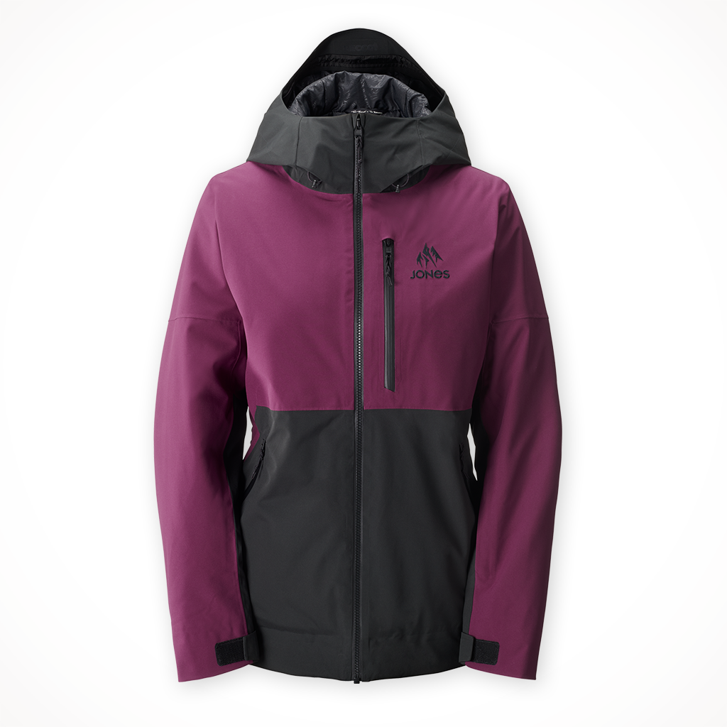 Product image: Jones Mtn Surf Rec Jacket Deep Purple Womens 2024, shown in primary marketing view.