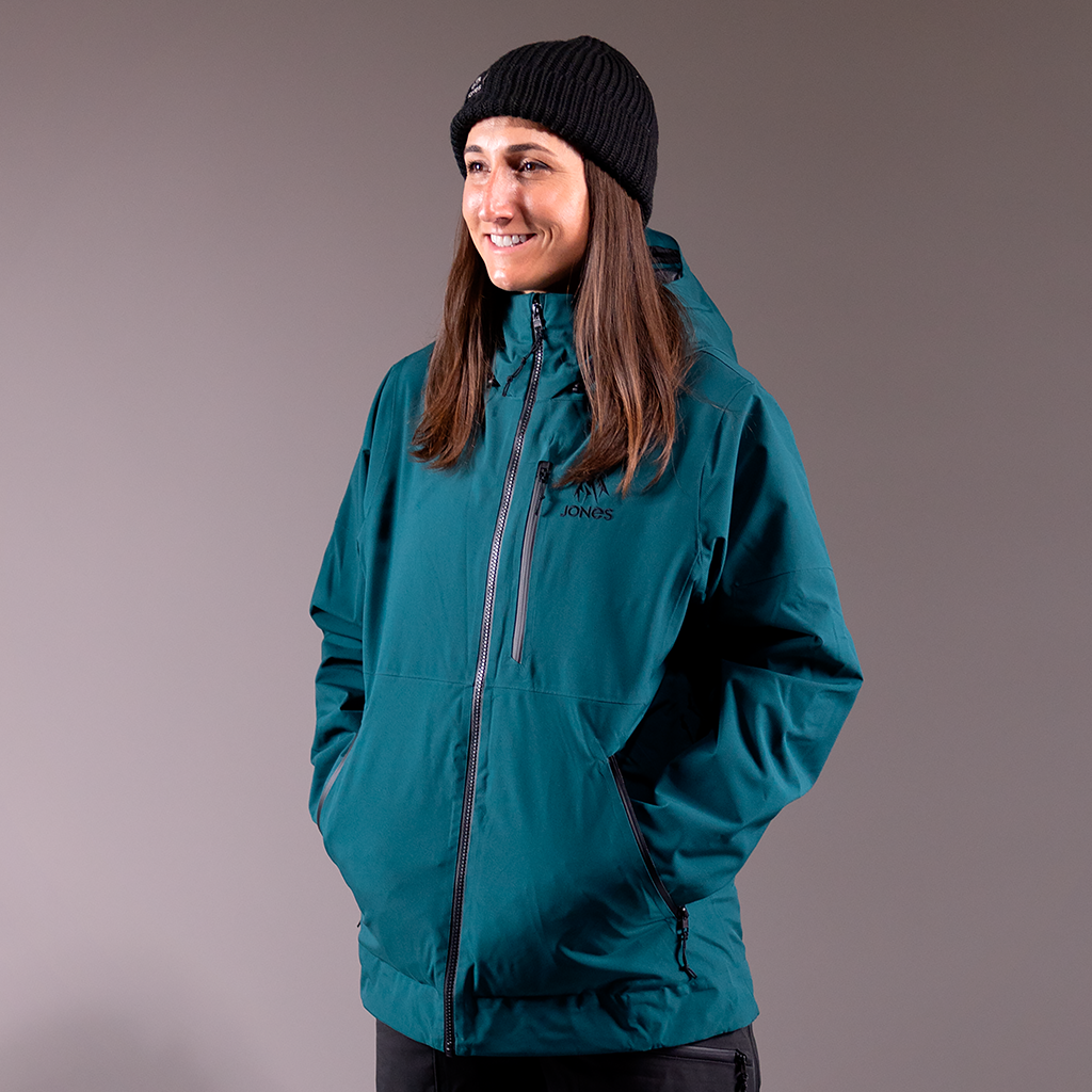 Product image: Jones Mtn Surf Rec Jacket Pacific Teal Mens 2024 Alt1.