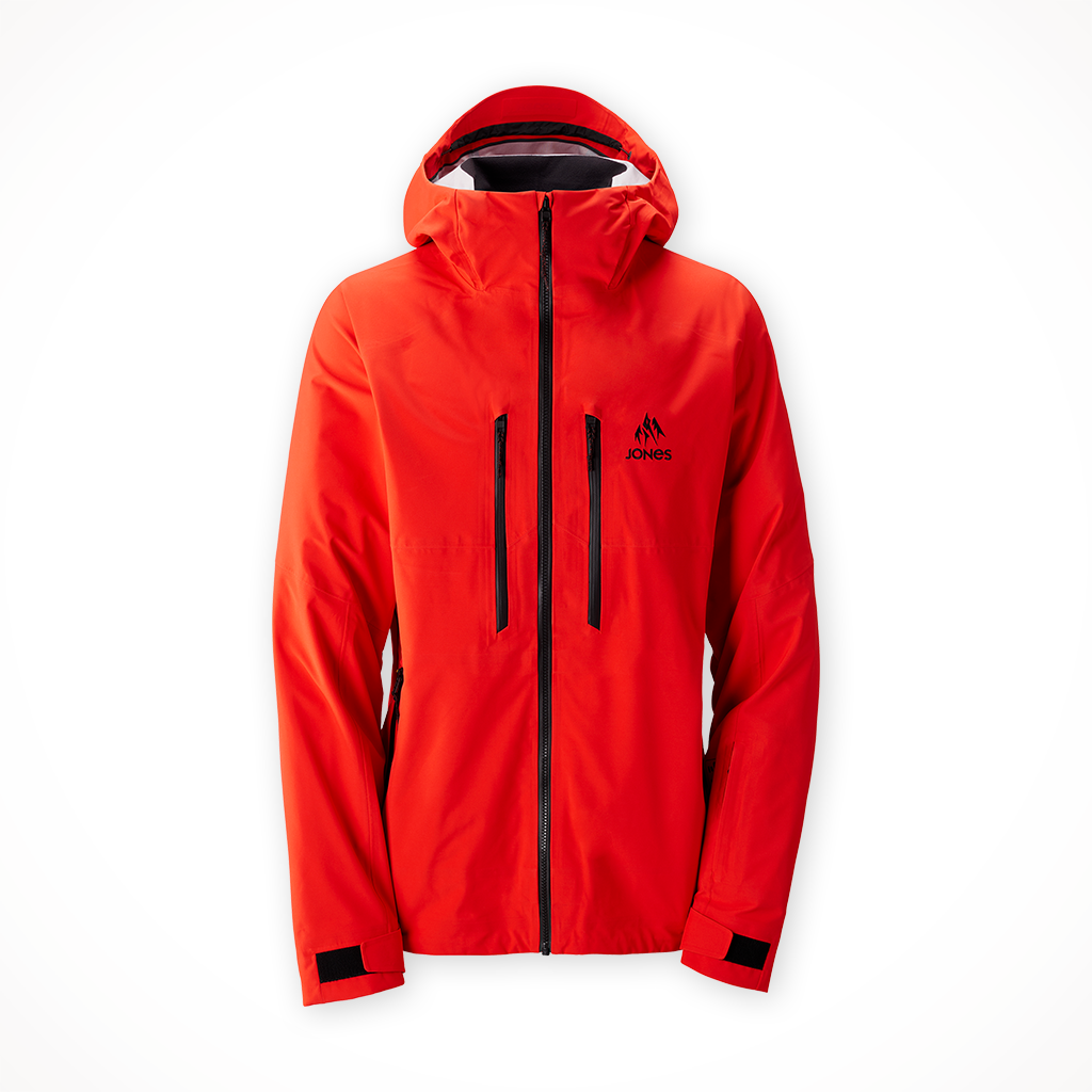 Product image: Jones Shralpinist Str Rec Jacket Lava Red Womens 2024, shown in primary marketing view.