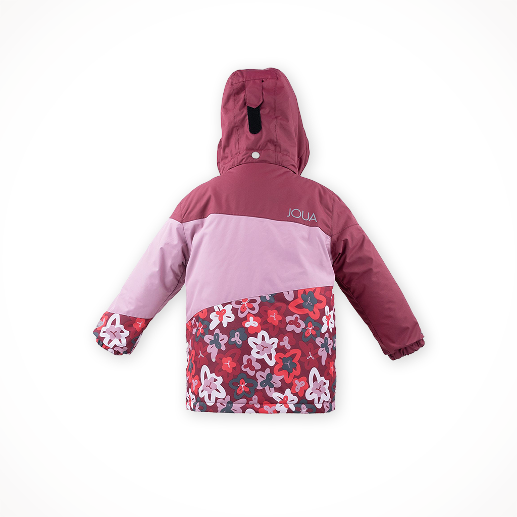 Product image: Joua Ulula Jacket Floral Print Kids 2024, shown from the back.