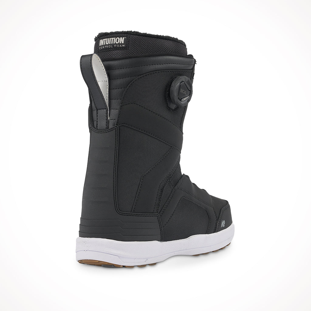 K2 Boundary Black Mens Snowboard Boots 2024 Rear Side.jpg