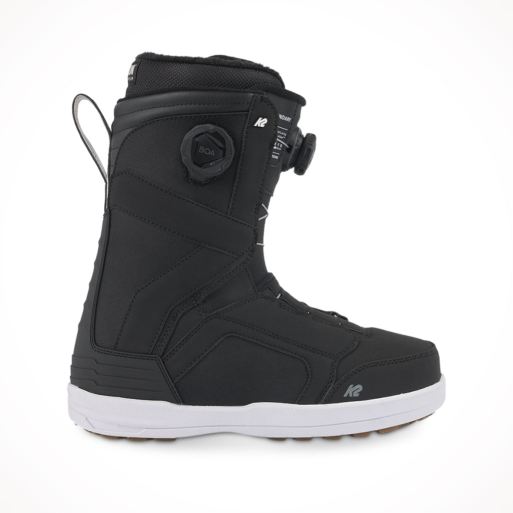 K2 Boundary Black Mens Snowboard Boots 2024 Side.jpg