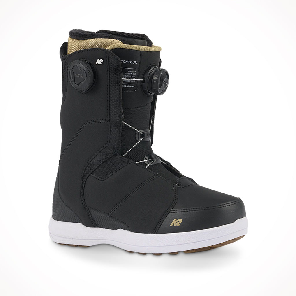 K2 Contour Black Womens Snowboard Boots 2024 Hero.jpg
