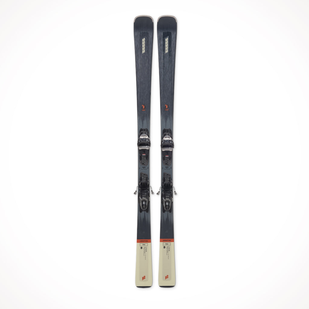 Product image: K2 Disruption 76X Mens Skis 2024, shown from the front.