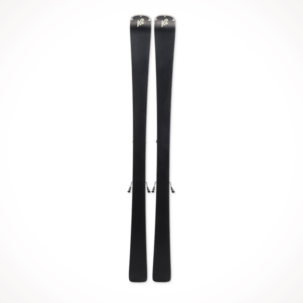 Product image: K2 Disruption 76 W Womens Skis 2024, showing the bottom view.
