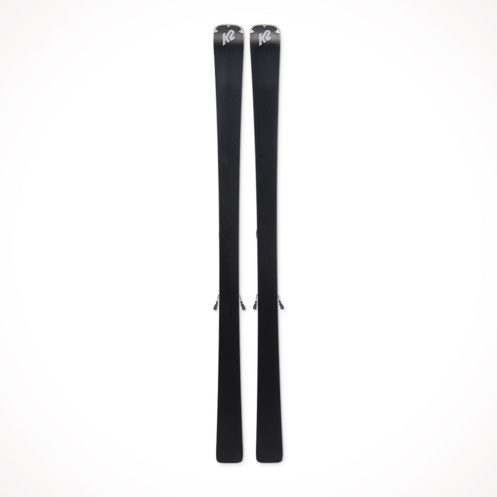 Product image: K2 Disruption 82 Ti Mens Skis 2024, showing the bottom view.