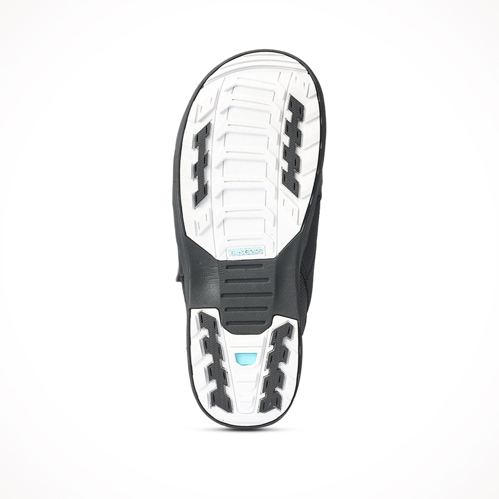 Product image: K2 Maysis Black Mens Snowboard Boots 2024, showing the outsole tread pattern.