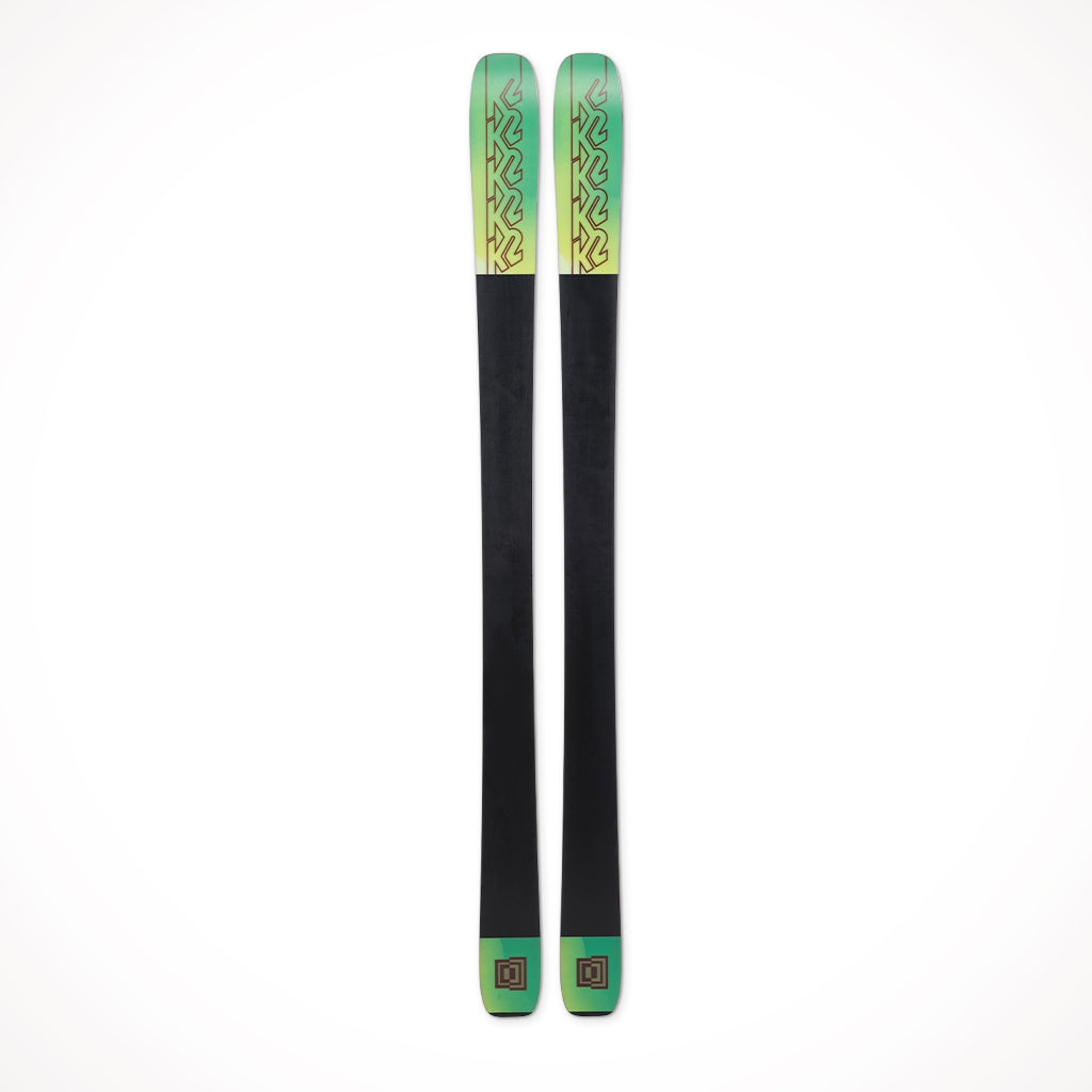 Product image: K2 Mindbender 99 Ti Mens Skis 2024, showing the bottom view.