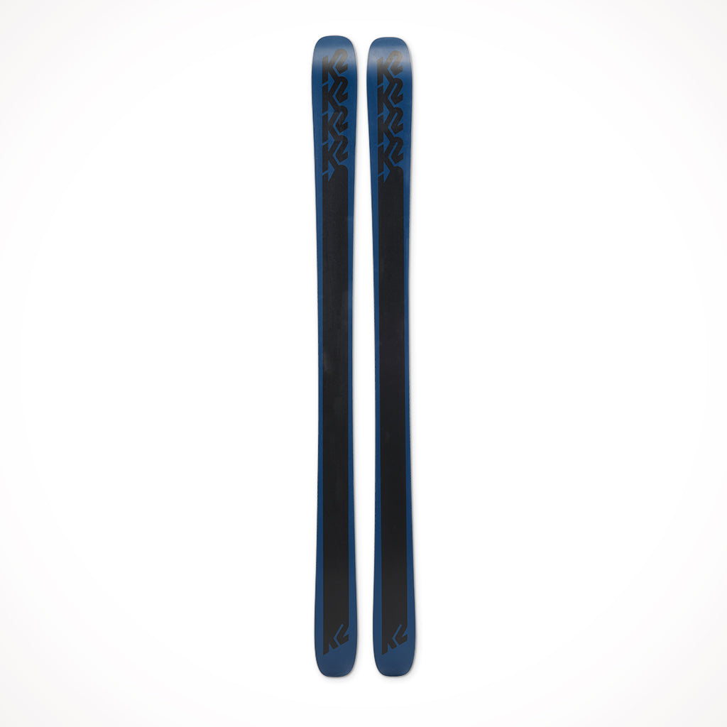 Product image: K2 Reckoner 102 Mens Skis 2024, showing the bottom view.