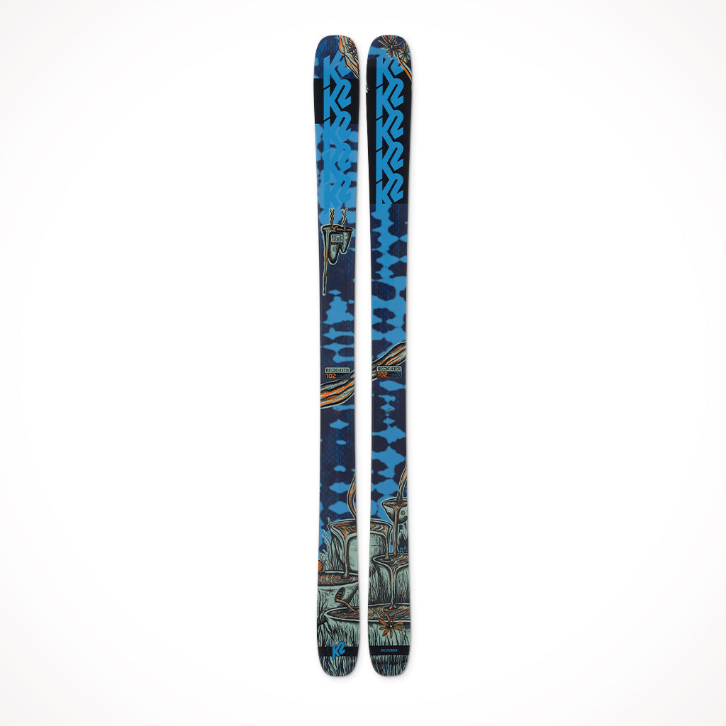 Product image: K2 Reckoner 102 Mens Skis 2024, shown from the front.