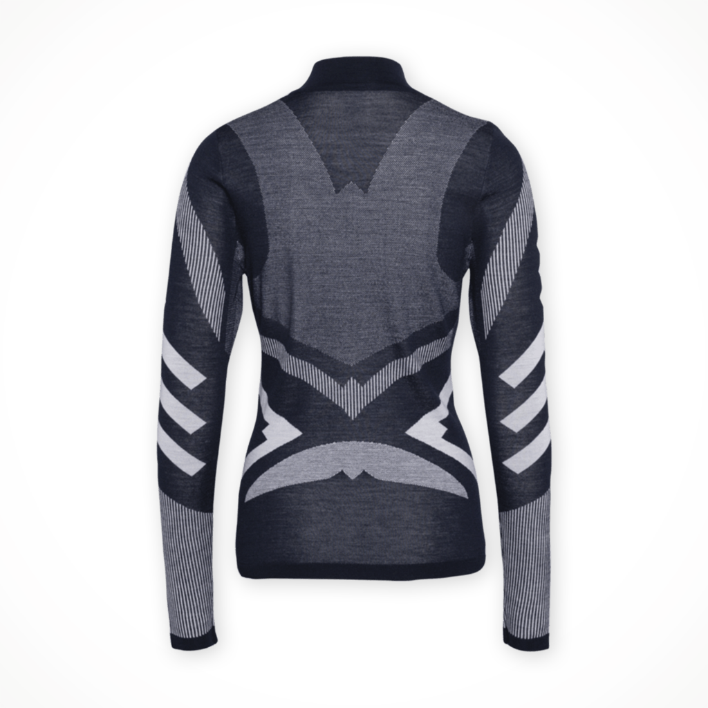 Product image: Kari Traa Faith HZ dark Navy womens 2025, shown from the back.