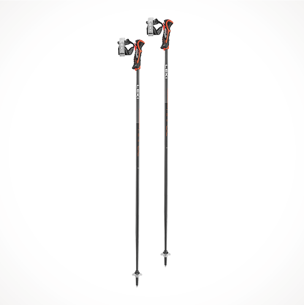 Product image: Leki Airfoil 3D Ski Poles 2024 Black Red Anthracite Full.