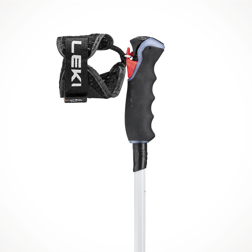 Leki Carbon 14 3D Womens Ski Poles 2024 Carbon White Gold Grip