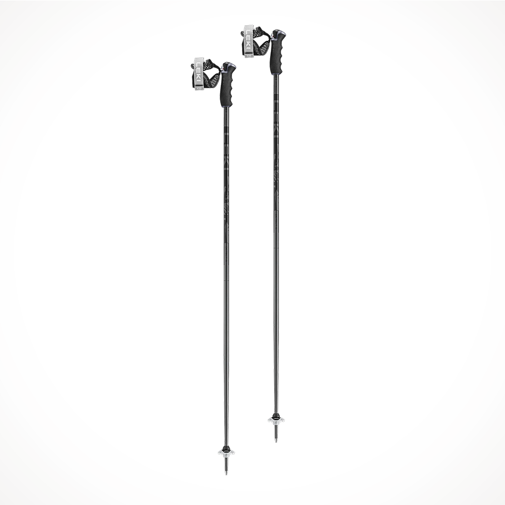 Product image: Leki Detect S Ski Poles 2024 Anthracite Black Full.
